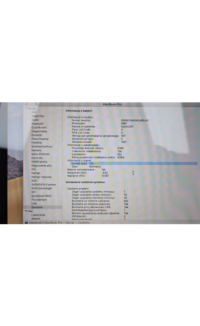 Apple MacBook Pro A1990 i9-9880H 16GB 512 SSD 15,4